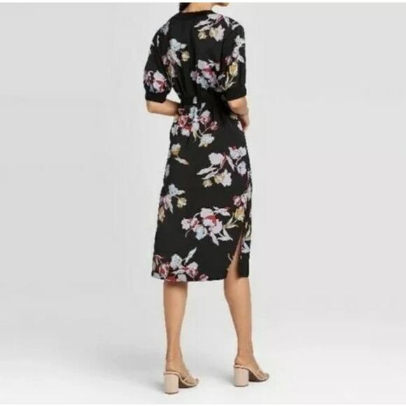 Who Wore What Heirloom Floral Dress Tie Waist size Small - Picture 3 of 9